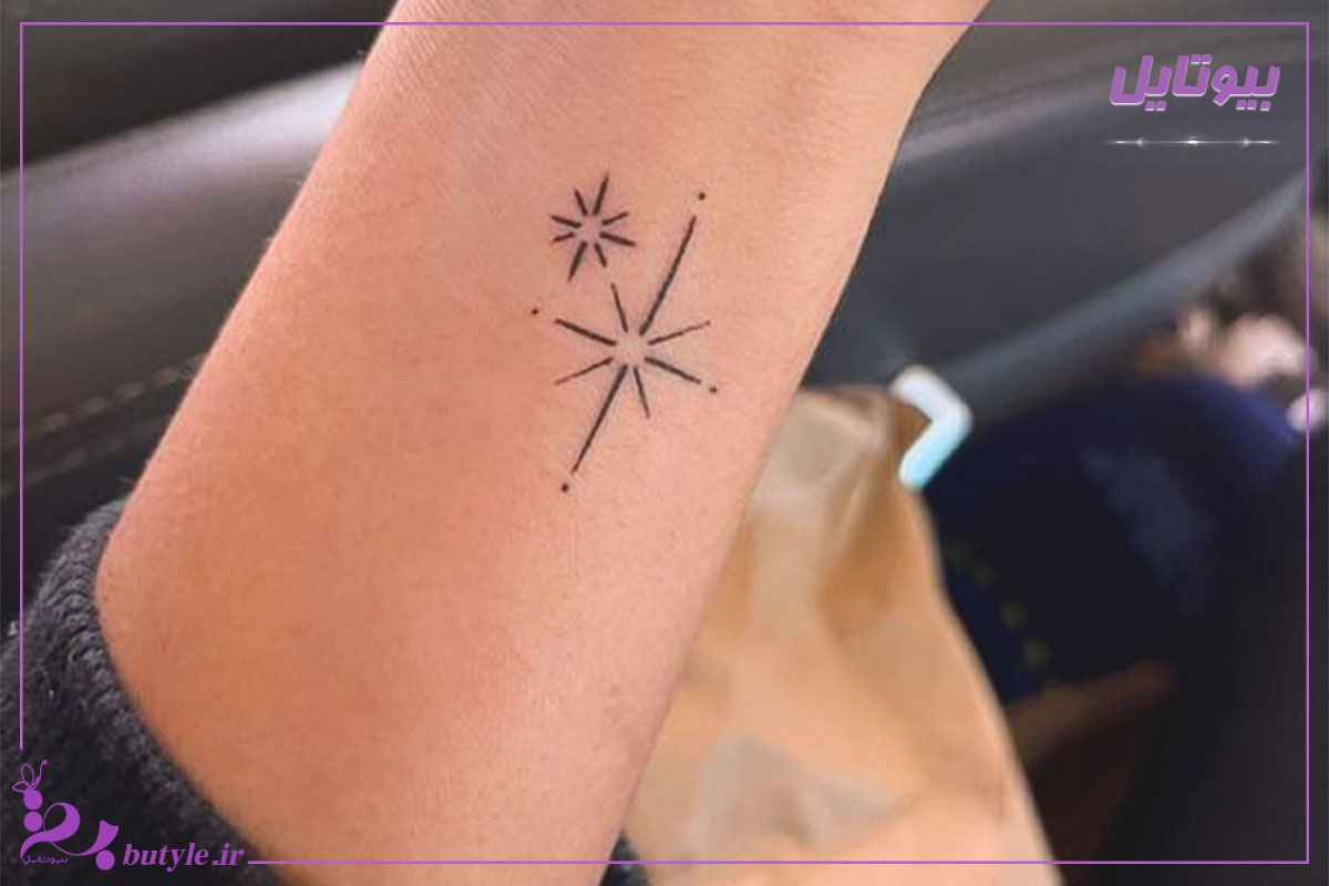 طرح تاتو مذهبی روی دست