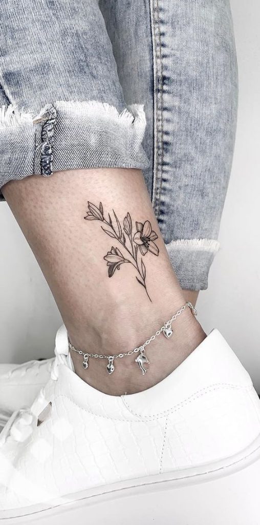 تاتو روی پا
