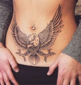 تاتو روی شکم