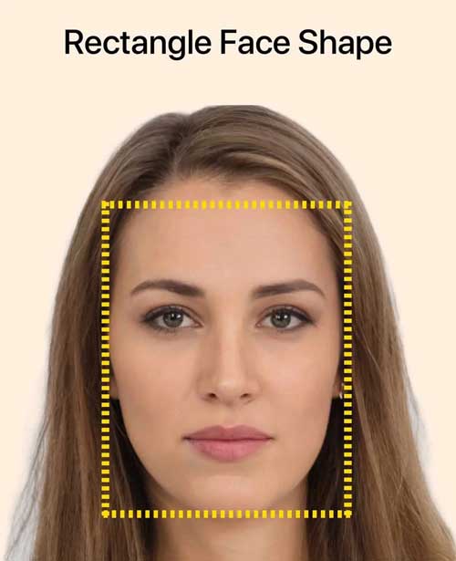 ابروی مناسب صورت های مستطیل شکل