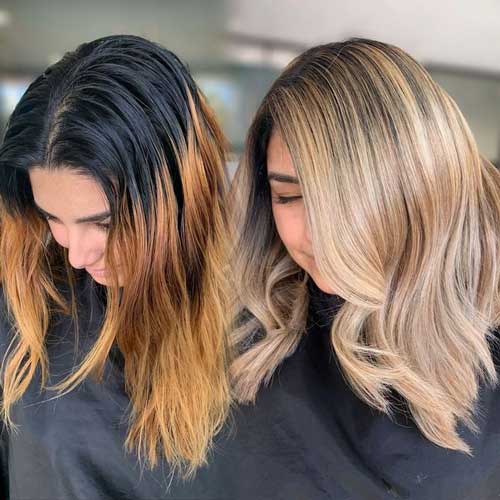 برطرف کردن تناژ نارنجی با تونر مو