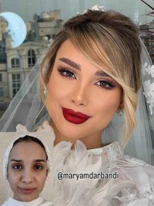 میکاپ و گریم حرفه ای سالن مریم دربندی