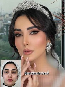 عروس زیبا سالن مریم دربندی
