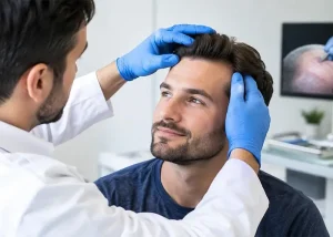 جلسه مشاوره تخصصی و بررسی بانک مو قبل از کاشت مو در شیراز در کلینیک آتما